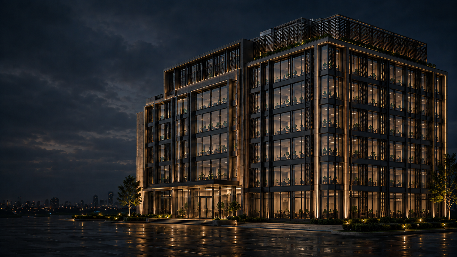 EMZONE-engineered building